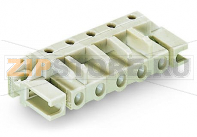 MCS MIDI Розетка под пайку THT; 0.6 x 1.0 mm solder pin; угловые; 100% защита от неправильного подсоединения; Проходной фланец; Шаг контактов 7,5 мм; 2-пол.; светло-серые Wago 722-832/047-000 Встроенные тестовые порты для тестовых штекеров O 2 ммДля соединений "провод-провод" и "плата-провод"Выходы под печатные платы с защитой от касанияЛегко идентифицируемые входы и выходы печатной платы100% защита от неправильного подсоединенияВозможны варианты кодировки...