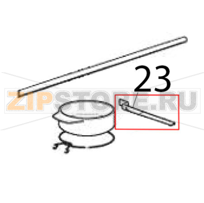 Bulb holder Scotsman B 31 Bulb holder Scotsman B 31Запчасть на деталировке под номером: 23