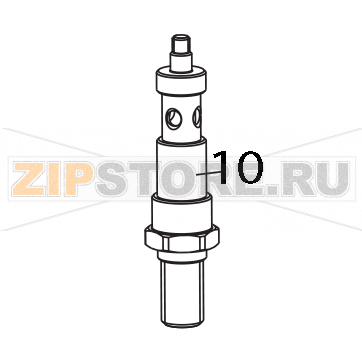 Perno braccio lavaggio risciacquo Elettrobar Fast 160 D Perno braccio lavaggio risciacquo Elettrobar Fast 160 DЗапчасть на деталировке под номером: 10