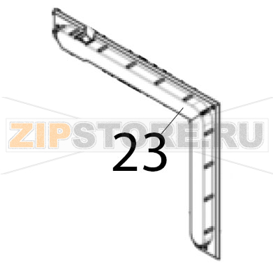 Left side guide Scotsman B 7040 Left side guide Scotsman B 7040Запчасть на деталировке под номером: 23