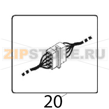 Faston insulating block 8-way Angelo Po FM611E1 Faston insulating block 8-way Angelo Po FM611E1Запчасть на деталировке под номером: 20