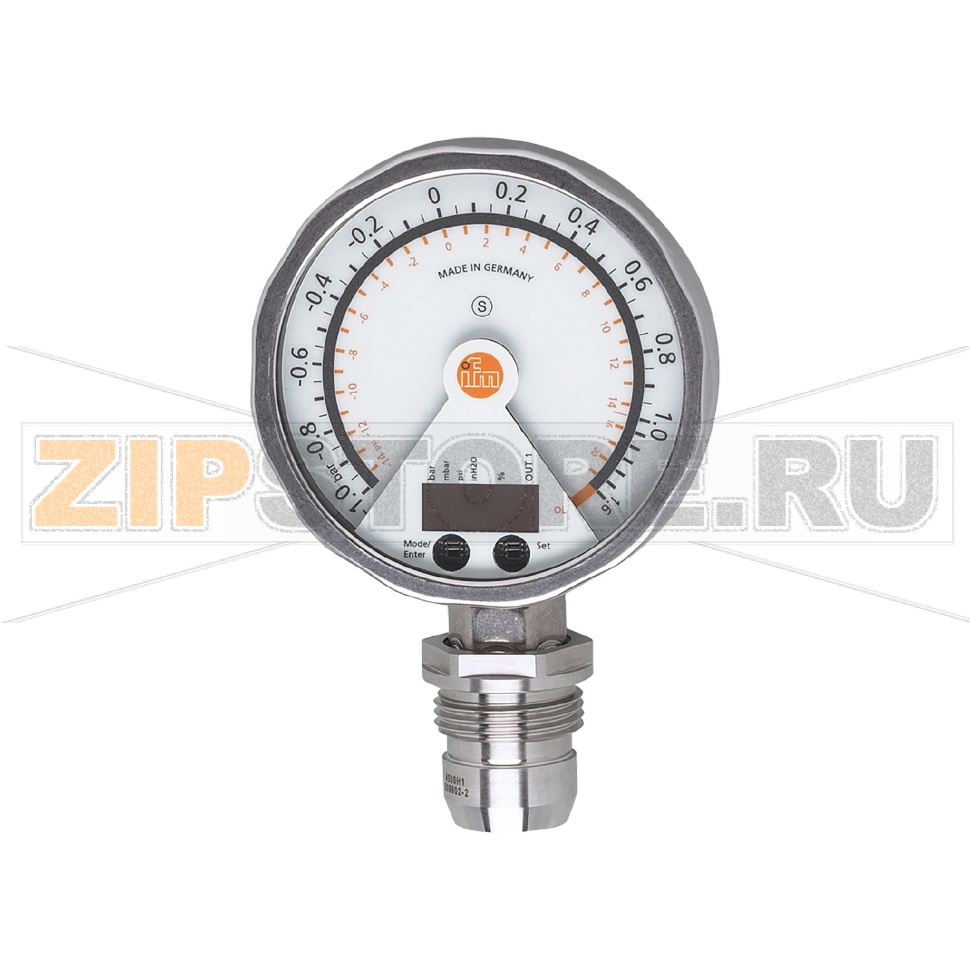 Датчик давления для установки заподлицо с аналоговым дисплеем IFM PG2899 
