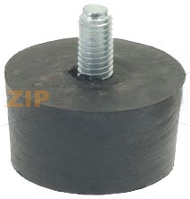 PIEDINO IN GOMMA ø 36 mm M8 