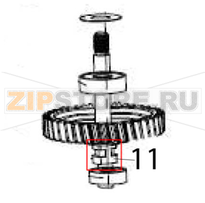 Shaft Hurakan HKN-ME717 Shaft Hurakan HKN-ME717Запчасть на деталировке под номером: 11