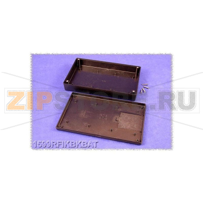 Корпус 220x140x40 мм, материал: пластик, черный, 1 шт Hammond 1599RFIKBKBAT 