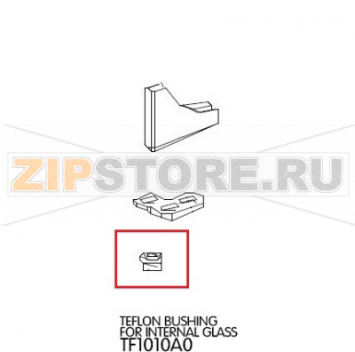 Teflon bushing for internal glass Unox XVC 715G Teflon bushing for internal glass Unox XVC 715GЗапчасть на деталировке под номером: 55Название запчасти на английском языке: Teflon bushing for internal glass Unox XVC 715G