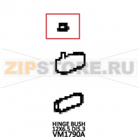 Hinge bush 12X6.5 DI5.3 Unox XL 415