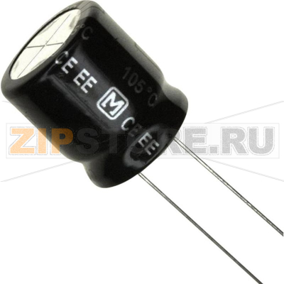 Конденсатор 100 мкФ, 400 В, (Ø) 18 мм, 1 шт Panasonic EEU-EE2G101 
