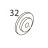 Idler gear Toshiba TEC B-SX4T-GS10-QQ-CCS