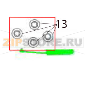 Shock pad Hurakan HKN-CFV60 Shock pad Hurakan HKN-CFV60Запчасть на деталировке под номером: 13