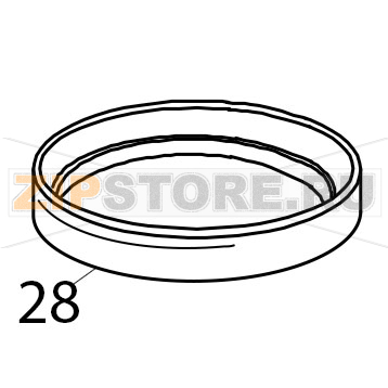 Ring planetary drip KitchenAid 5K45SSEWH Ring planetary drip KitchenAid 5K45SSEWHЗапчасть на деталировке под номером: 28