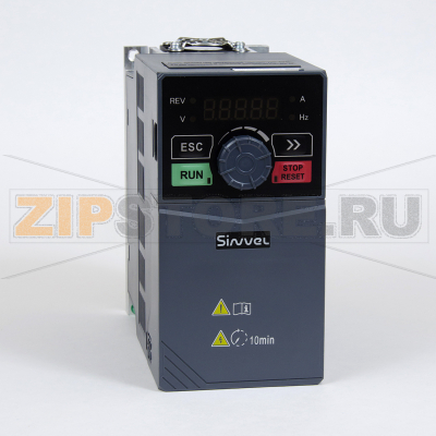 Преобразователь частоты 1.5 кВт, 3 фазы, 380 В, STO, тормозной модуль Sinvel SID300-1R5-3BS 