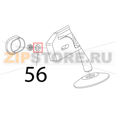 Rondella f. larga DIN9021, D6x18 Sirman Mirra 250 C Rondella f. larga DIN9021, D6x18 Sirman Mirra 250 CЗапчасть на деталировке под номером: 56
