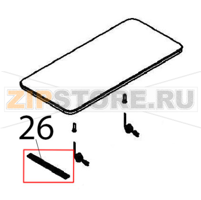 Feeler support Angelo Po 04WPEBV Feeler support Angelo Po 04WPEBVЗапчасть на деталировке под номером: 26