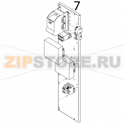 Square plate elec. Fagor VG-201 Square plate elec. Fagor VG-201Запчасть на деталировке под номером: 7Название запчасти Fagor на английском языке: Square plate elec. VG-201.