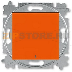 Переключатель одноклавишный с ориентировочной подсветкой, оранжевый ABB 2CHH590646A6066 