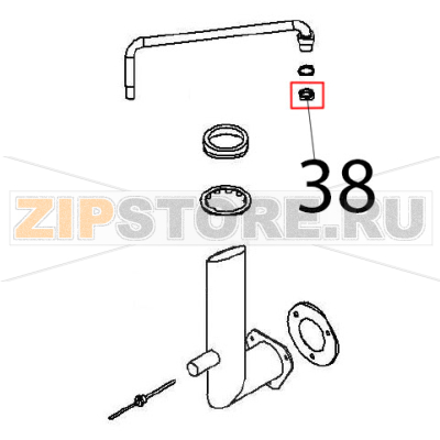 Locknut M16x1.5 Angelo Po FX61E2 Locknut M16x1.5 Angelo Po FX61E2Запчасть на деталировке под номером: 38