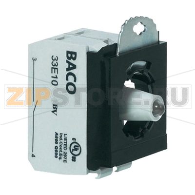 Элемент контактный, белый, 24 В, 1 шт Baco BA333EAWL11 