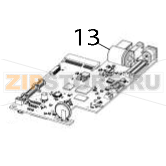 Main logic board, USB, USB host, bluetooth, modular connectivity slot Zebra ZD621R RFID Thermal Transfer Main logic board, USB, USB host, bluetooth, modular connectivity slot Zebra ZD621R RFID Thermal TransferЗапчасть на деталировке под номером: 13
