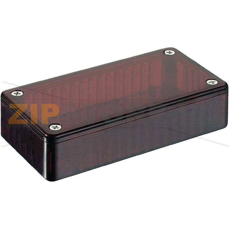 Корпус 150x80x50 мм, материал: поликарбонат, красный, 1 шт Hammond 1591 DTRD 