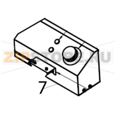 Electronic box Hurakan HKN-FR6E Electronic box Hurakan HKN-FR6EЗапчасть на деталировке под номером: 7