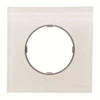 Рамка одноместная, стекло белое ABB 2CLA867100A3001