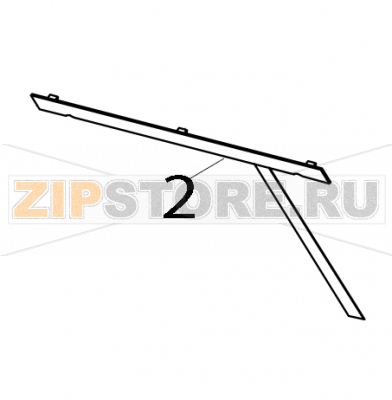 Black mark sensor FPCB assembly (TPH side) TSC Alpha-40L Black mark sensor FPCB assembly (TPH side) TSC Alpha-40LЗапчасть на деталировке под номером: 2