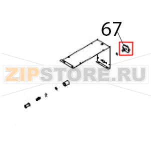 Connected base Hurakan HKN-XF023 Connected base Hurakan HKN-XF023Запчасть на деталировке под номером: 67