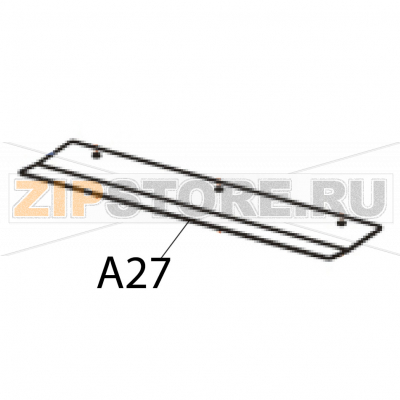 TPH Cover Godex EZ-6200 plus TPH Cover Godex EZ-6200 plusЗапчасть на деталировке под номером: A-27Название запчасти Godex на английском языке: TPH Cover EZ-6200 plus.