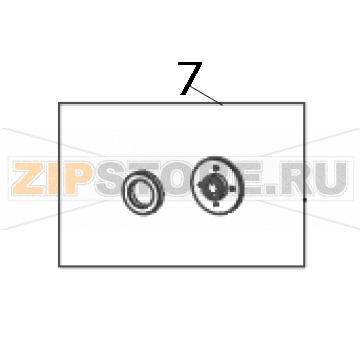 Media core adaptor 0.75 inch + 0.5 inch TSC Alpha-40L (R) Media core adaptor 0.75 inch + 0.5 inch TSC Alpha-40L (R)Запчасть на деталировке под номером: 7
