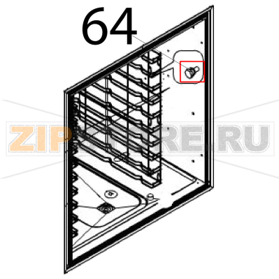 Pin Angelo Po IS102SR Pin Angelo Po IS102SRЗапчасть на деталировке под номером: 64