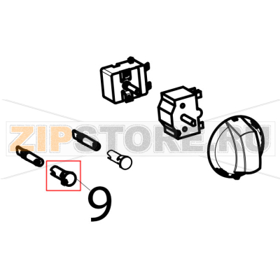 Transparent lamp holder D10 Tecnoinox FR83FE7 Transparent lamp holder D10 Tecnoinox FR83FE7Запчасть на деталировке под номером: 9