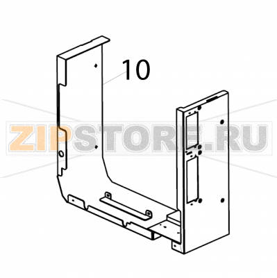 Rear frame (LH) set Sato LT408 LH Rear frame (LH) set Sato LT408 LHЗапчасть на деталировке под номером: 10Название запчасти на английском языке: Rear frame (LH) set Sato LT408 LH.