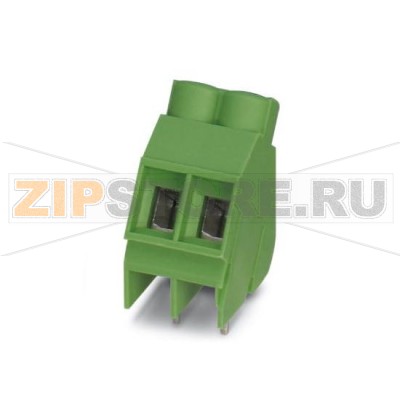 Клеммы для печатного монтажа Phoenix Contact SMKDS 5/ 2-6,35 Номинальный ток: 32 А, Номинальное напряжение: 630 В, Размер шага: 6,35 мм, Полюсов: 2, Тип подключения: Винтовые зажимы, Монтаж: пайка, Направление подключения, проводник / печатная плата: 35 °, Цвет: зеленый, Возможна установка в ряд модулей с различным количеством полюсов (контактов)!.Минимальный заказ: 50 шт.Упаковка: 50 шт.