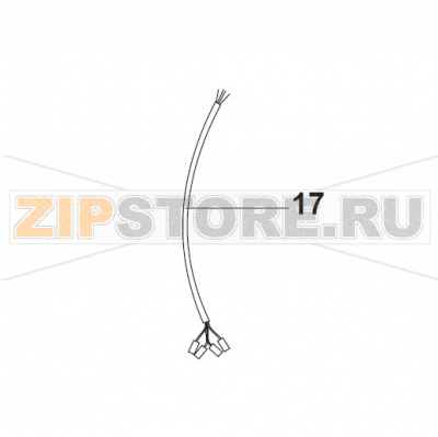 Cable for Emergency Stop Bear Varimixer AR40 VL-1S                                                                       Cable for Emergency Stop Bear Varimixer AR40 VL-1SЗапчасть на сборочном чертеже под номером: 17Название запчасти на датском&nbsp;языке: Cable for Emergency Stop Bear Varimixer AR40 VL-1S
