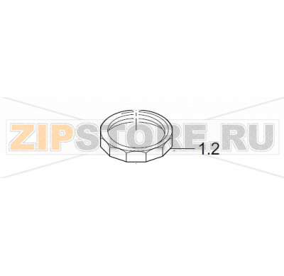 Gegenmutter; S54X4; D56 Winterhalter UC-M Gegenmutter; S54X4; D56 Winterhalter UC-MЗапчасть на деталировке под номером: 1.2Название запчасти на немецком языке: Gegenmutter; S54X4; D56 Winterhalter UC-M