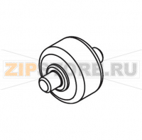 Black wheel for casing bottom P124 Saeco Talea Giro