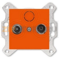 Розетка оконечная TV-R, оранжевая ABB 2CHH083503A6066