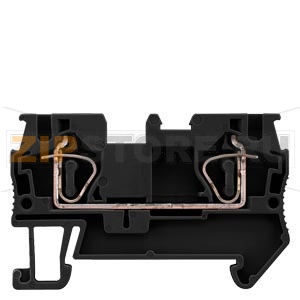 КЛЕММА ПРОХОДНАЯ ПРУЖИННОЕ ПОДСОЕДИНЕНИЕ: 4 ММ2 ЧЕРНЫЙ Siemens 8WH2000-0AG08 