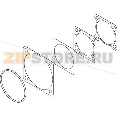 Комплект уплотнений Festo EADS-F-D60-80G 