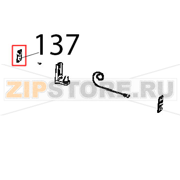 Controstaffa zincata porta CT Unox XBC 1005E Controstaffa zincata porta CT Unox XBC 1005EЗапчасть на деталировке под номером: 137