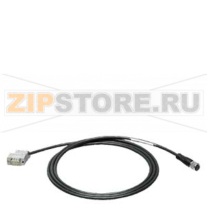 Терминальный кабель SIMATIC RF, MV  в сборе, между  RF120C и PUR, CMG  длина  2 м Siemens 6GT2091-4LH20 