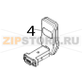 Bluetooth-модуль внешний TSC TTP-368MT Модуль Bluetooth внешний для RS-интерфейса для принтера TSC TTP-368MTЗапчасть на деталировке под номером: 4