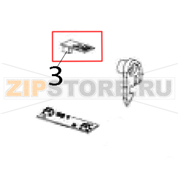 Ribbon out sensor Zebra ZD230 Thermal Transfer Ribbon out sensor Zebra ZD230 Thermal TransferЗапчасть на деталировке под номером: 3