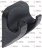 Hand shower holder, free standing applia