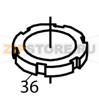 Tuerca ranurada M-56x2,5 Fagor FI-160
