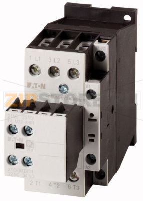 Контактор 25 А, 230В (АС), 2НО+1НЗ доп. контакт, AC-3, AC-4 Eaton DILM25-21(230V50HZ, 240V60HZ) 