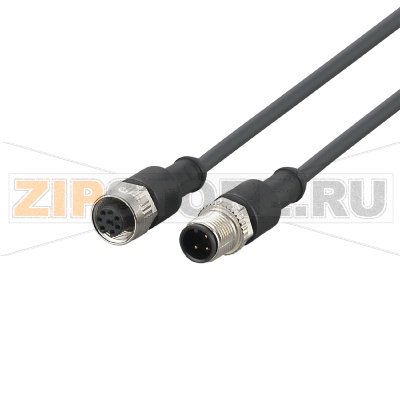 Кабель соединительный для сигнальных ламп с 8-полюсными разъемами IFM E12572 