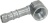 HOSE-END FITTING 90° ø14mm  NAT. GAS