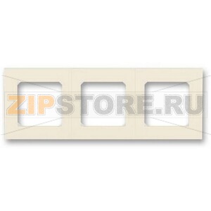 Рамка трехместная, слоновая кость/белый ABB 2CHH015030A6017 